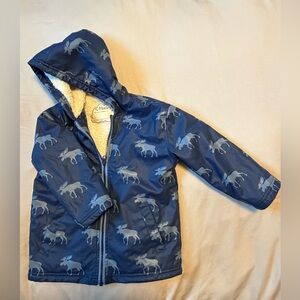 Hatley Navy Moose Raincoat